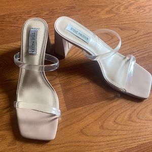 Steve Madden lilac clear size 8